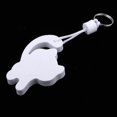 thumbnail image 4 of Yacht Sailing Boating Floating Key Ring Keyring Key Chain Float Kayaking Yacht Buoyant Cat White, 4 of 9