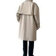 thumbnail image 6 of Clearance 2024! AIEOTT Winter Trench Coat for Men Big and Tall Wool Coat Long Pea Coat Notch Collar Cardigan Button Down Trench Coat, 6 of 9