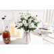 thumbnail image 1 of Nvzi Flores artificiales, margaritas de seda, margaritas artificiales para decoración del hogar, decoración de bodas (blanco, 2 piezas), 1 of 5
