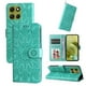 thumbnail image 1 of Funda tipo cartera GANGXUN para Motorola Moto G86 , diseño girasol, cuero PU, soporte, cierre magnético, tarjetero, 1 of 5