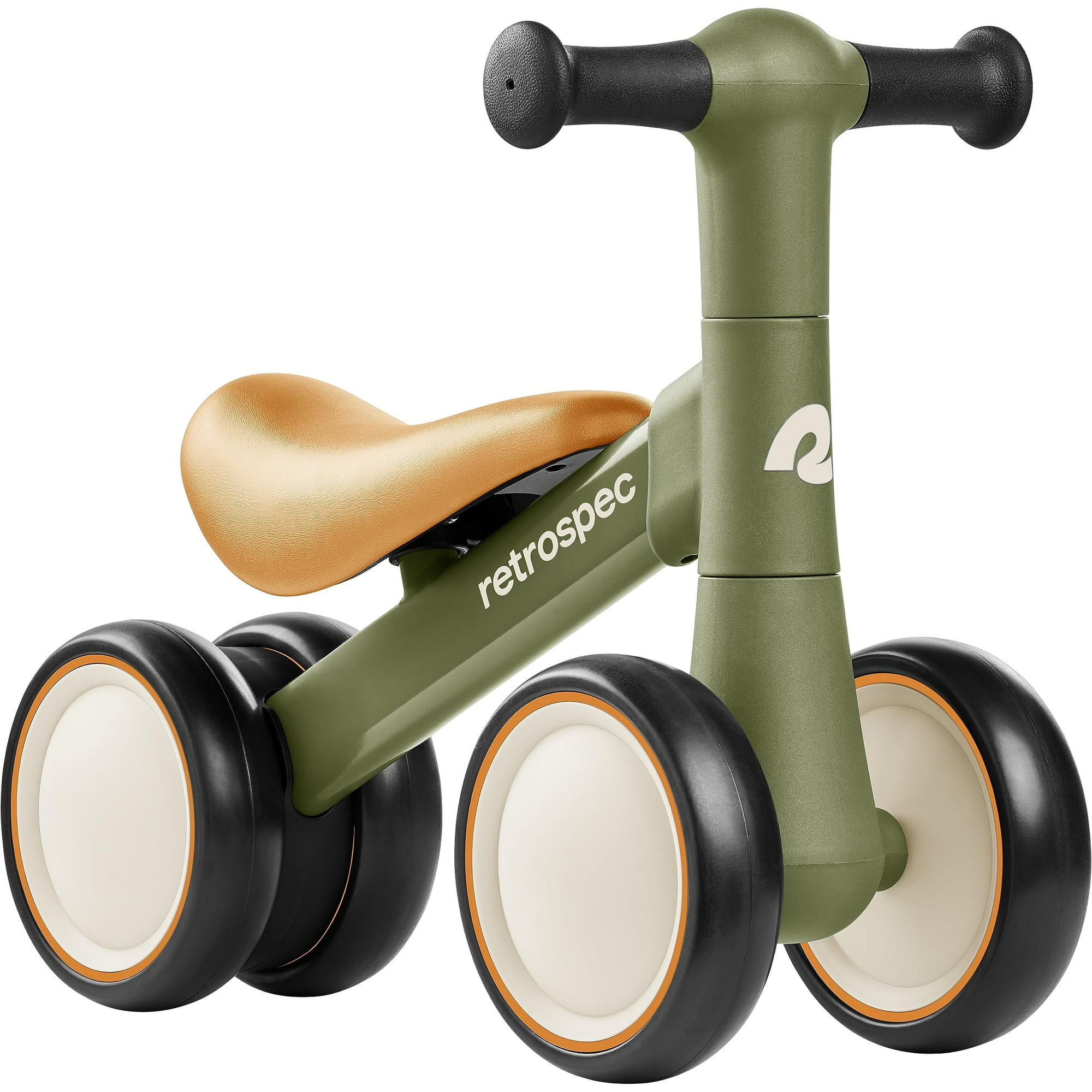 Retrospec Cricket 2 Baby Walker Balance Bike with 4 Wheels for Ages 12 24 Months Toddler Bicycle Toy for 1 Year Old s Ride On Toys for Boys Girls Walmart