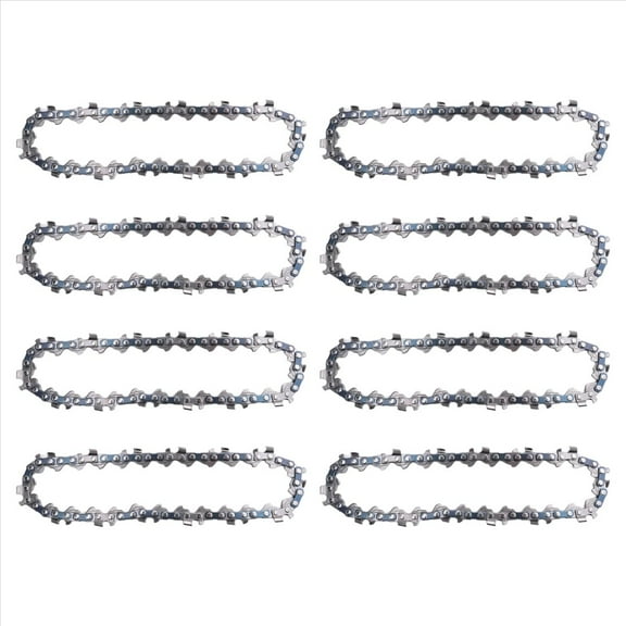 8 Pcs 4 Inch Mini Steel Chainsaw Chain Electric Pruning Saw Accessory Garden Tool Replacement,8 * Mini Chainsaw Chain