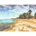 thumbnail image 2 of Curinga, Kim 24x19 Gold Ornate Wood Framed with Double Matting Museum Art Print Titled - Coastal Series #30, 2 of 4