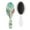 White-339, variant on Sketch Style Floral Hair Brush, Minimalist Artistic Detangler Hairbrush with Aesthetic Tribal Style, Suitable for Women Men Girls Kids, Wet & Dry Use