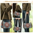 thumbnail image 5 of Pattern Rettro TraddionalWomen Small Shoulder Bag Crossbody Tote Hobo Bags Purse Clutch Handbags with Chain Strap for Women, 5 of 7