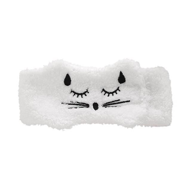 Diademas Ajustables De Maquillaje Suave Para Mujeres Y Niñas, Lindas Bandas Para El Pelo De Gato, Turbante Envolvente, Accesorios Para El Cabello Speravity CE008267-01