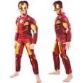 thumbnail image 2 of Disfraz de Iron Man para niños, disfraz de superhéroe de Iron Man, disfraz de cosplay, mono, máscara, guantes, mono de cumpleaños de Halloween para niños, regalos, 2 of 5