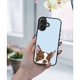 thumbnail image 5 of WIRESTER Shockproof Soft Rubber Cover Case for Apple iPhone 16 Plus 6.7" 2024, Animal Boston Terrier Red and White Dog On Light Blue Background, 5 of 5