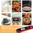 thumbnail image 3 of Barbecue thermometer,2 In 1 In 1 Dual Meat Thermometer Probe Thermometer Kitchen / Display Thermometer With Lcd Display Waterproof 1 Dual Probe With Alarm Kitchen Oven Dsfen Thermometer Qisuo Meat, 3 of 7