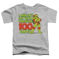 thumbnail image 2 of Teenage Mutant Ninja Turtles Ninja'd My Way Through 100 Days Kids T Shirt (4) for Toddler Boys and Girls, Athletic Heather, 2 of 5