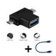 thumbnail image 5 of Adaptador USB OTG micro USB 2 en cable corto USB para cargar, 5 of 9