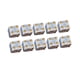 thumbnail image 4 of Paquete de 10 dados de seis caras, juguetes de barra opacos D6 de 16 mm para juegos de mesa de rol y matemáticas. Blanco, 4 of 6