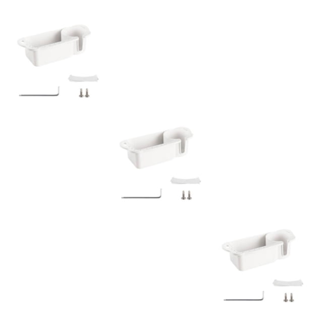Youkk Boat Storage Organizer Easy To Install And Strong Storage Box Durable white 3Set
