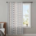 thumbnail image 3 of Boho Ethnic Sheer Curtains 54 Inches Long, Aztec Bohemian Vintage Geometric Blue Rustic Light Filering Curtains, Breathable Simi Curtain Privacy Drapes for Kitchen Bathroom Small Window Treatment, 3 of 9