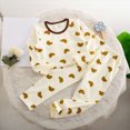 thumbnail image 2 of TOWED22 Kids Toddler Boy Pajamas Pj Set Long Sleeve Snug Fit Soft & Cozy Sleepwear Loungewear 2-Pack 6-12 Months 12-24 Months 2t 3t 4t 5t 6t 7t 8t 9t Children,Yellow,13-14 Y, 2 of 7