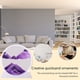 thumbnail image 4 of Decoración de arena en movimiento de 7 pulgadas Hermosa pantalla de arte de arena para el hogar (base blanca-púrpura) Ehuebsd Libre de BPA, 4 of 6