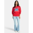 thumbnail image 2 of Stitch Women's Valentine's Day If You Love Me Graphic Sweatshirt, Sizes XXS-XXL, 2 of 5