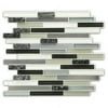 Instant Mosaic Instant Random Sized Peel & Stick Mosaic Tile in 3 Color Blend