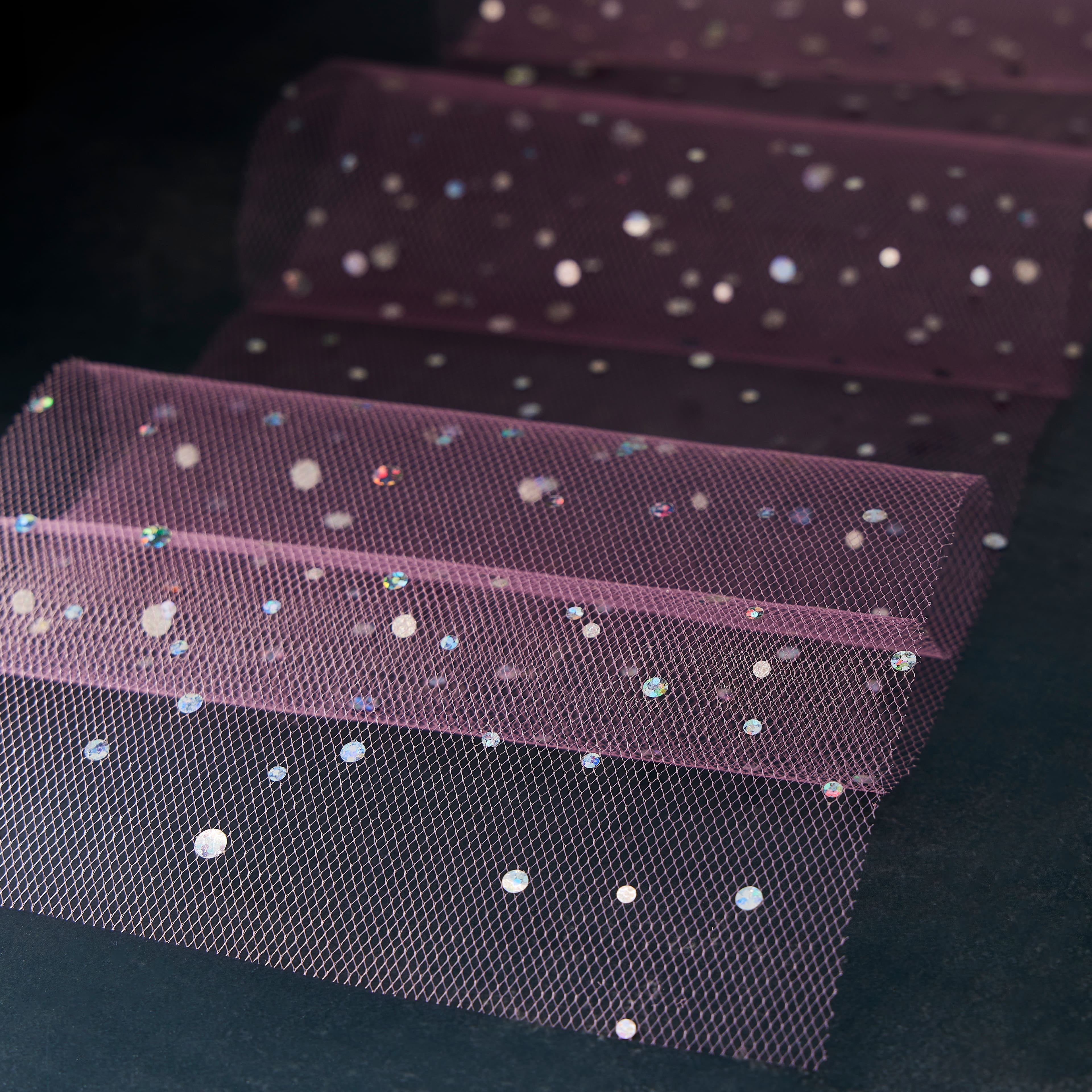 24 Pack: 6" Holographic Dot Tulle by Celebrate It