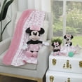 thumbnail image 5 of Disney Minnie Mouse Black, White and Pink Plush Pacifier Holder, 5 of 5