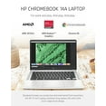 thumbnail image 2 of HP Chromebook 14a Laptop, AMD 3015Ce Processor, 4 GB RAM, 32 GB eMMC Storage, 14-inch Micro-Edge HD Display, Google Chrome OS, Anti-Glare Screen, Long-Battery Life (14a-nd0030nr, 2021, Forest Teal), 2 of 5