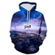 thumbnail image 3 of Sudadera con capucha con estampado de astronauta, universo, espacio, galaxia, para hombres y niños, sudaderas de manga larga, chaqueta genial de gran tamaño para hombre, 3 of 5