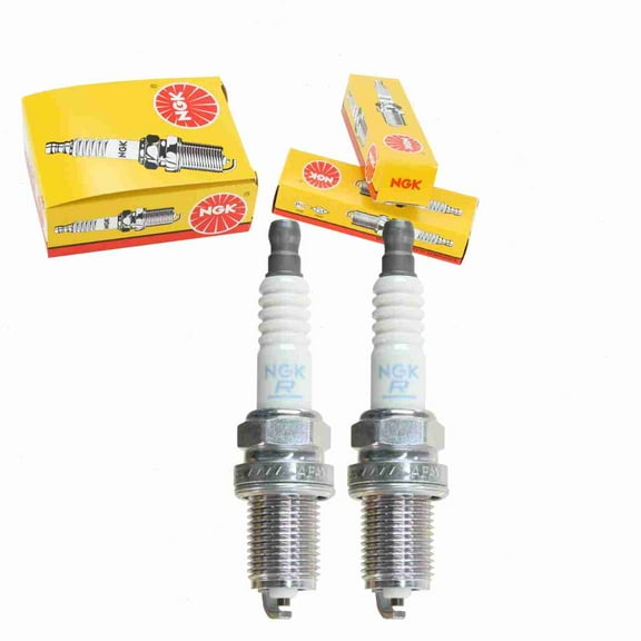 2 pc NGK 2460 Standard Spark Plugs for 160999-78020 DR17YC E3.20 Ignition Wire Secondary Fits select: 2004-2006 TOYOTA SCION, 1994-1997 DODGE RAM 1500
