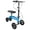 #4f738e, variant on Economy KneeRover® Steerable Knee Scooter Black (MatteBlack)