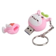 thumbnail image 3 of Unidad flash USB 2.0 con adaptador tipo C de alta velocidad con diseño de conejo de dibujos animados (8 GB), 3 of 5