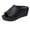 Black, variant on Mostsola Slippers for Women Wedge Platform Sandals Peep Toe Slip on Slides Black Heels