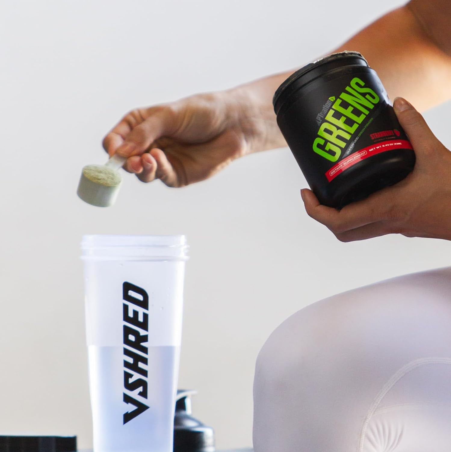 Sculpt Nation Greens Powder Superfood Blend Strawberry Flavor with Collagen 30 Servings 8.4305 Ounce