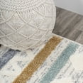 thumbnail image 4 of JONATHAN Y SANTA THERESA 3 x 5 Area Rug, Faiza Moroccan Striped Geometric - Multi/Cream, SNT106A-3, 4 of 10