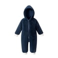 thumbnail image 5 of WhouRiu Baby Boys Casual Zip Up Romper Fall Winter Long Sleeve Solid Color Cute Warm Onesies 6-24 Months, 5 of 5