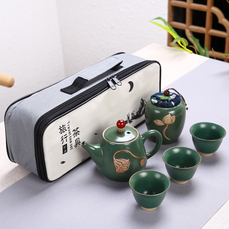 Drinkware Traditional Chinese style travel teapot Set All in One Teapot