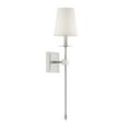 thumbnail image 3 of Monroe 1-Light Wall Sconce in Satin Nickel, 3 of 5