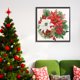 thumbnail image 3 of Pintura de diamante DIY Taladro parcial con forma especial Flor de Navidad Poinsettia 30x30cm, 3 of 9
