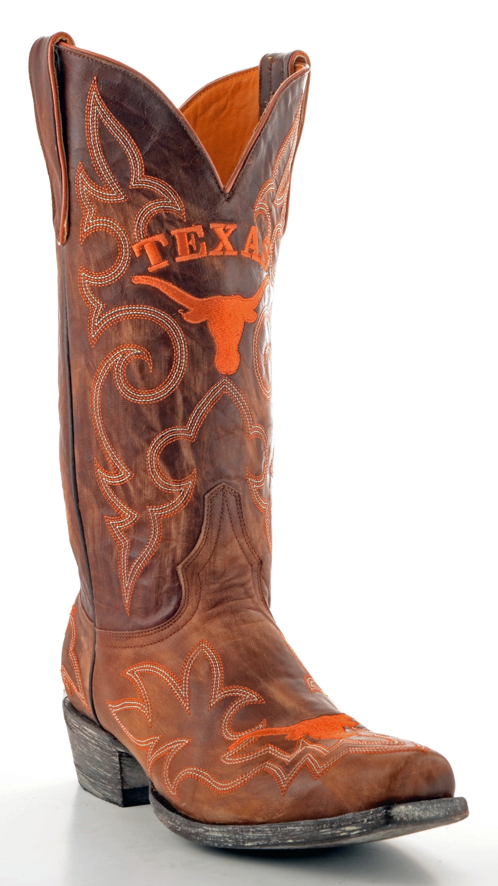 Gameday Boots Mens College Team Texas Longhorns Brass UT-M071-1 ...