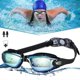 thumbnail image 1 of Swimming Goggles Unisex Swimming Goggles Mirrored Lenses Size One Size Anti-fog Clear Leak-proof Swimming Goggles for Adults Men and Women Extra UV Fi, 1 of 5