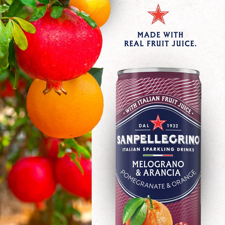 Sanpellegrino Melograno Arancia Sparkling Drink, 11.15 fl oz, 24 Pack photo 3