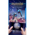 thumbnail image 4 of Auriculares inalámbricos Bluetooth para deportes electrónicos, resistentes al agua, reducción de ruido, TWS, control táctil, color negro, 4 of 5