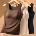 thumbnail image 5 of felwors U Neck Shapewear Built-in Bra Tank Tummy Control Compression Tank Tops for Women Coffee, L, 5 of 8