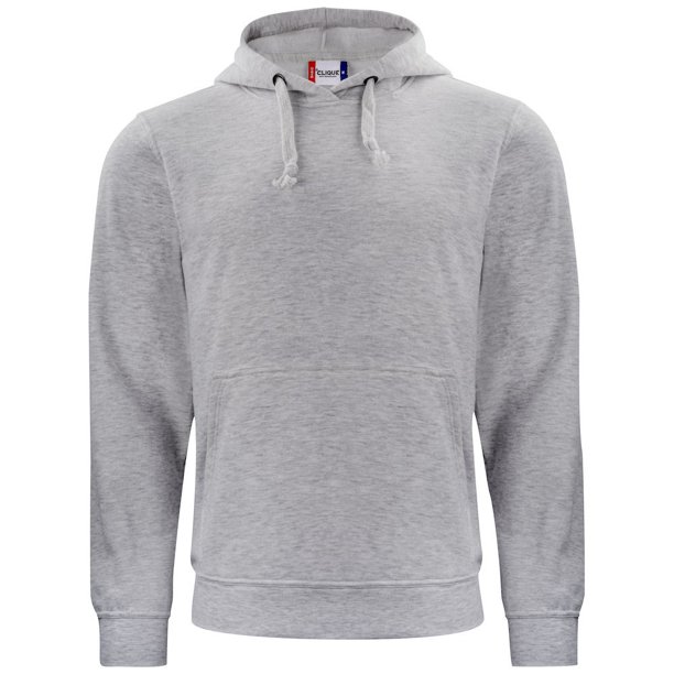 Clique - Sudadera Basic para Adultos Unisex (Gris Jaspeado)