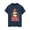 Navy Blue, variant on Elf Womens Santa's Coming Cotton Boyfriend T-Shirt