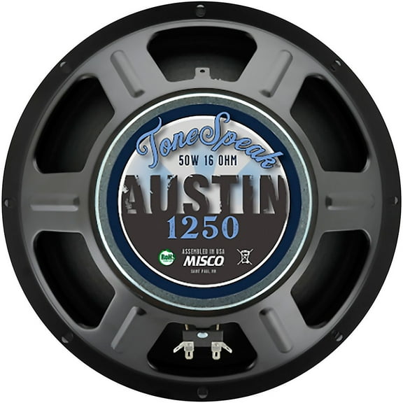 ToneSpeak Austin 1250 12" 50W Guitar Speaker 16 Ohm