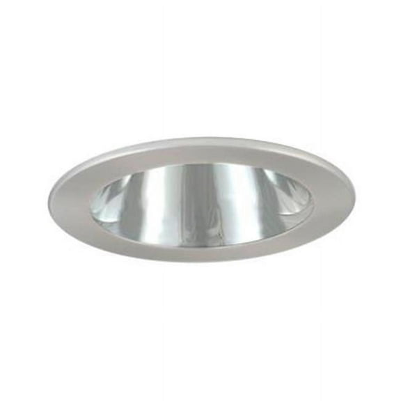 Jesco Lighting TM402STST Low Voltage Adjustable Open Reflector Trim- Satin Chrome Baffle- Satin Chrome Trim