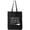 Black, variant on Frequent Flyer Cotton Canvas Tote Bag