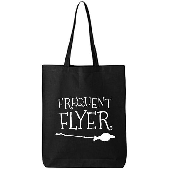 Frequent Flyer Cotton Canvas Tote Bag
