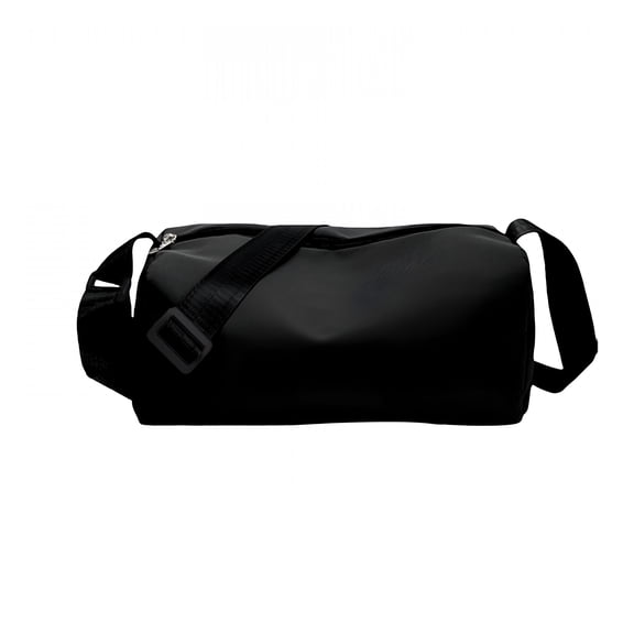 AOMRCOL Small Gym Bag for Women & Men, Casual Nylon Crossbody Bag Sports Bag, Weekender Bags, Suitable for Gym Work Fitness Yoga Travel 3 in 1 Duffle Bags (Black)