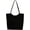 Black, variant on Vegan Leather Tote Bag for Women Casual Large Shoulder Bag Retro PU Hobo Purse Bags Work Travel Shopping