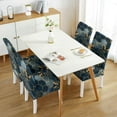 thumbnail image 2 of Chair Covers for Dining Room Set of 4, Stretch Dining Chair Cover 4 Pieces, Washable Kitchen Parsons Chair Slipcovers 4 Pack, Removable Seat Protector for Home and Party, 2 of 6